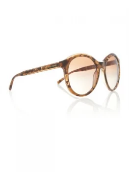 Michael Kors Brown MK2048 Mae round sunglasses Brown