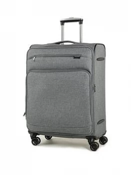 Rock Madison 4-Wheel Medium Suitcase - Grey
