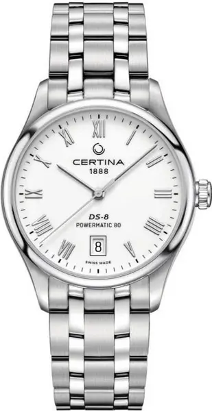 Certina Watch DS-8 Powermatic 80 - White CRT-516