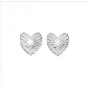ChloBo SEST3216 Glowing Beauty Silver Stud Earrings Jewellery
