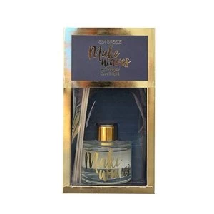 Make Waves Reed Diffuser In Gift Box - Sea Breeze Scent