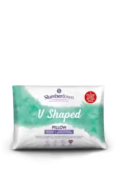 Single V Shape Medium Support Pillow
