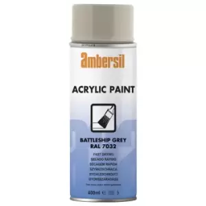Ambersil 20186-AA Acrylic Paint Battleship Grey RAL 7032 400ml