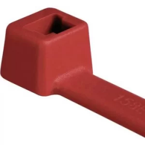 HellermannTyton 111-03004 T30R-PA66-RD Cable tie 150 mm 3.50 mm Red Weatherproof 100 pc(s)