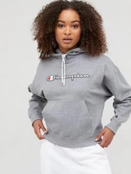 Champion Hooded Sweatshirt - Grey, Size XL, Women