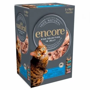 Encore Fish Selection in Jelly Cat Food 5 x 50g