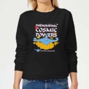Disney Aladdin Phenomenal Cosmic Power Womens Sweatshirt - Black