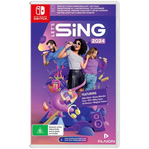 Lets Sing 2024 Nintendo Switch Game