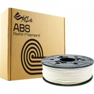Filament XYZprinting ABS plastic 1.75mm Pure white 600g Refill