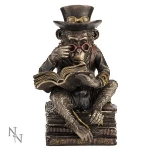 Chimpanzee Scholar Figurine