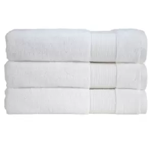 Christy Organic Eco Twist Towel White Hand
