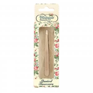 The Vintage Cosmetic Company Slanted Tweezers - Rose Gold