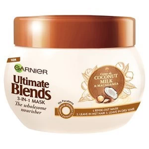 Garnier Ultimate Blends Coconut Milk Dry Hair Mask 300ml