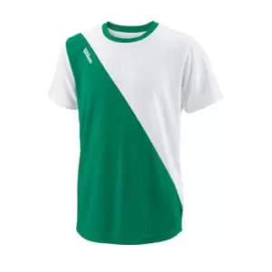 Wilson Angle Crew T Shirt Juniors - Green
