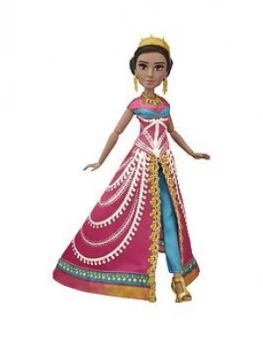 Disney Aladdin Glamorous Jasmine Deluxe Fashion Doll With Gown, Shoes, And Accessories