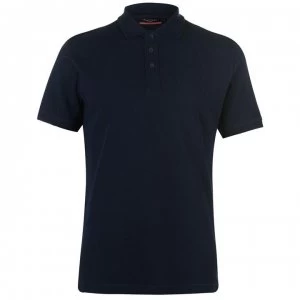 Pierre Cardin Plain Polo Shirt Mens - Navy