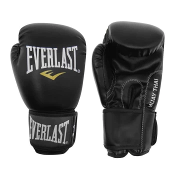 Everlast Muay Thai Boxing Gloves - BLACK