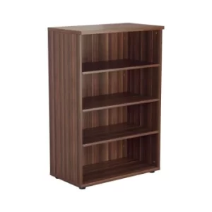 1200 Wooden Bookcase (450MM Deep) Dark Walnut