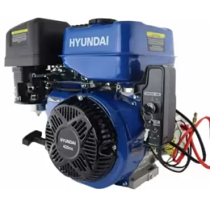 Hyundai - IC460XE-25 457cc 15hp 25mm Horizontal Straight Shaft 4-Stroke Electric-Start Petrol Engine
