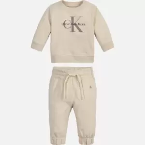 Calvin Klein Babys' Monogram Sweatshirt Set - 9 Months