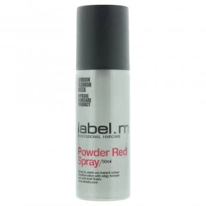 Label M Powder Colour Spray Red 50Ml