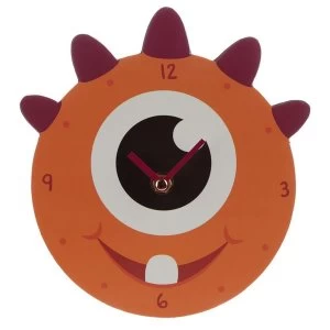 Orange Monstarz Monster Picture Clock