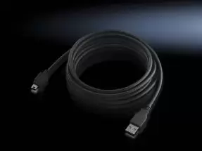 Rittal DK 7030.080 USB cable 3m USB 2.0 USB A Mini-USB A Black