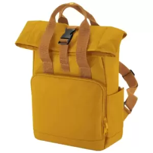 Bagbase Unisex Adult Mini Recycled Twin Handle Backpack (One Size) (Mustard Yellow)