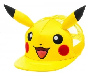 Pokemon Pikachu with Ears Snapback Cap