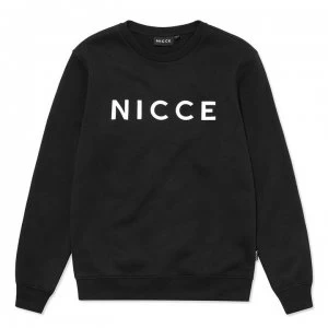 Nicce Logo Crew Sweatshirt Mens - Black