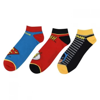 Character Trainer Socks 3 Pack Mens - DC Comics