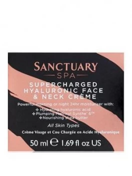 Sanctuary Spa Sanctuary Supercharged Hyaluronic Face & Neck Cream 50ml One Colour, Women