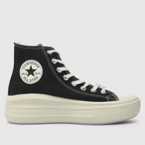 Converse All Star Move Pop Words Trainers In Black
