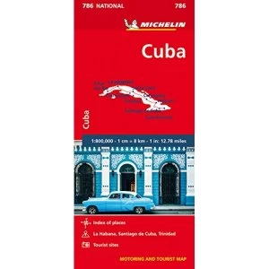 Cuba - Michelin National Map 786 Sheet map, folded 2013