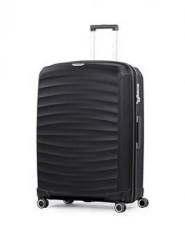 Rock Luggage Sunwave Large 8-Wheel Suitcase - Black