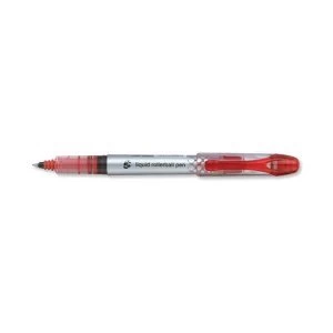 5 Star Elite Rollerball Pen Liquid Ink 0.7mm Tip 0.5mm Line Red Pack 12