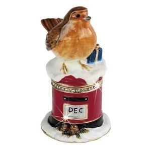Craycombe Trinkets Christmas Robin & Post Box