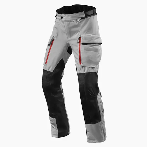 REV'IT! Sand 4 H2O Short Silver Black Motorcycle Pants Size S
