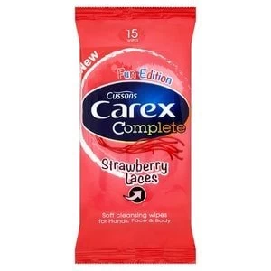 Carex Strawberry Laces Hand Wipes 15s