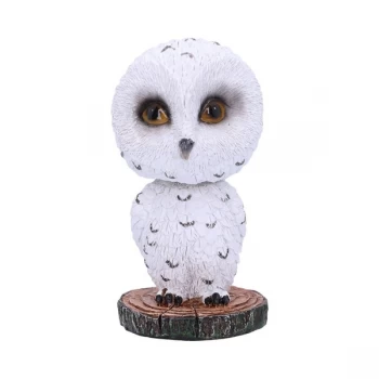 Bobble Beak Snowy Owl Bobble Head Figurine