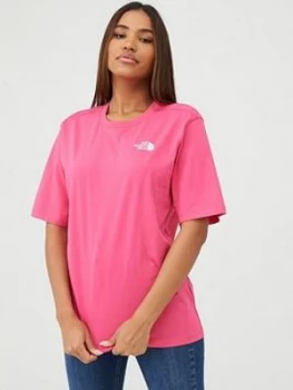 The North Face BF Simple Dome Tee - Pink, Size S, Women
