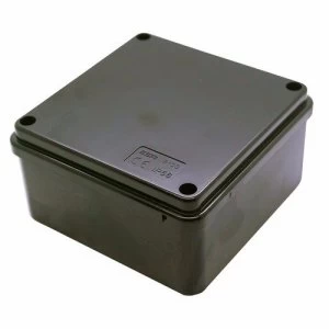 ESR 100mm IP56 Square PVC Adaptable Junction Box - Grey