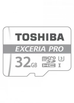 Toshiba Exceria Pro M401 microSDHC 32GB UHS-I U3 Memory Card Class 10 95MBs Read 80MBs Write