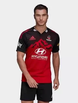 adidas Crusaders Rugby Replica Home Jersey, Red Size XS Men