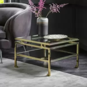 Gallery Direct Cosenza Short Side Table Gold