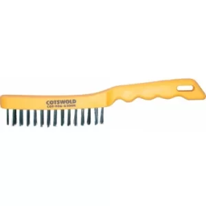 Cotswold 3-Row Plastic Handle Wire Scratch Brush