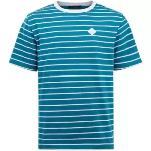 J Lindeberg Stan Stripe T Shirt - Green