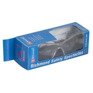 BBrand Richmond Safety Spectacles Clear Retail Packaging