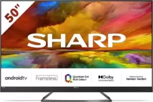 Sharp 50" 4T-C50EQ3KM2AG Smart 4K Ultra HD LED TV
