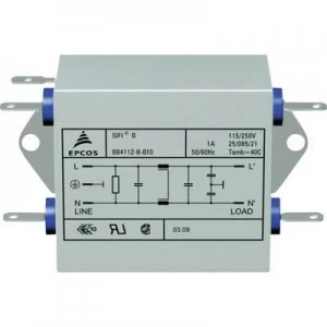 EMI filter 250 V AC 10 A 1.8 mH L x W x H 105 x